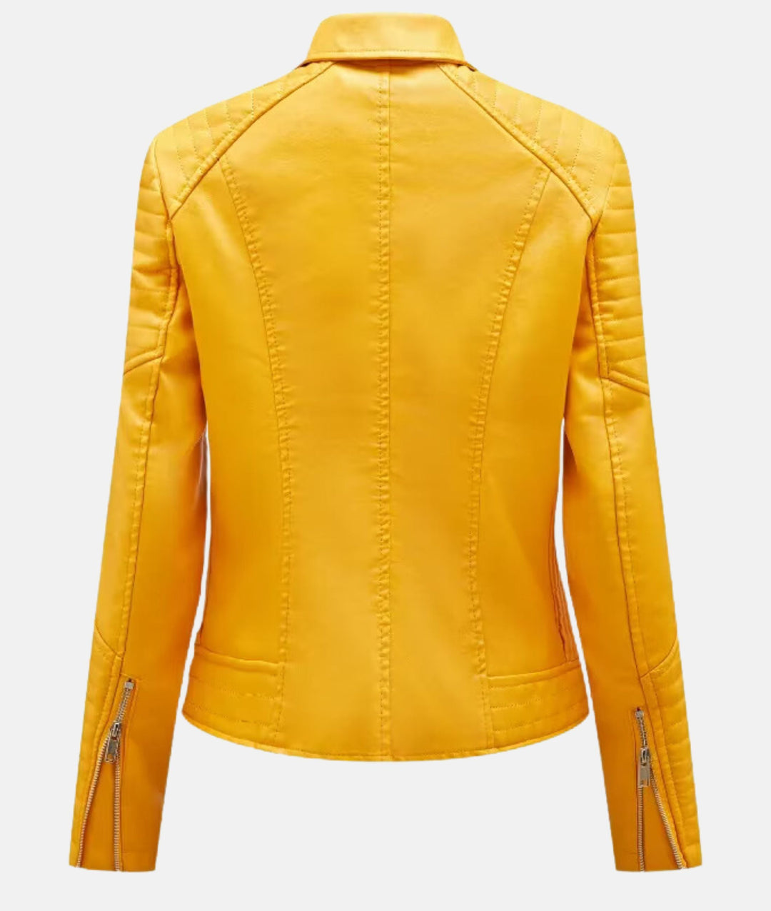 Drune | Damen Lederjacke ohne Kapuze - Stilvolle Bikerjacke