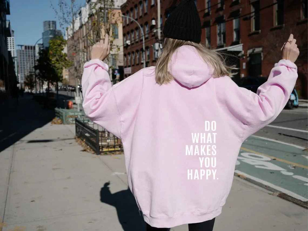 Drune - Damen Hoodie - Lässiger Streetstyle mit Schriftzug