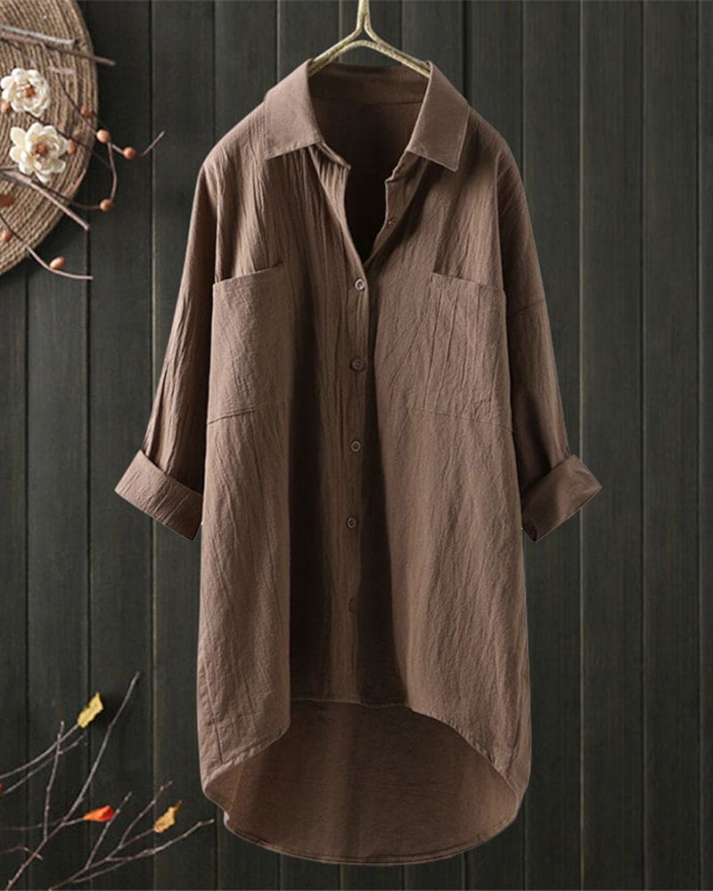 Drune | Lässige Bluse mit Langen Ärmeln