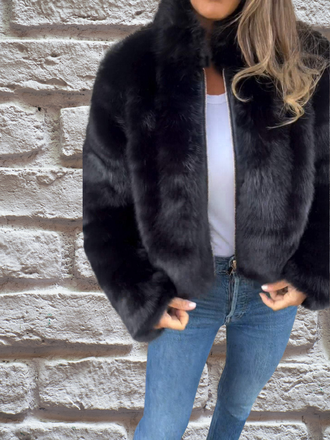 Drune | Luxus Damen-Felljacke