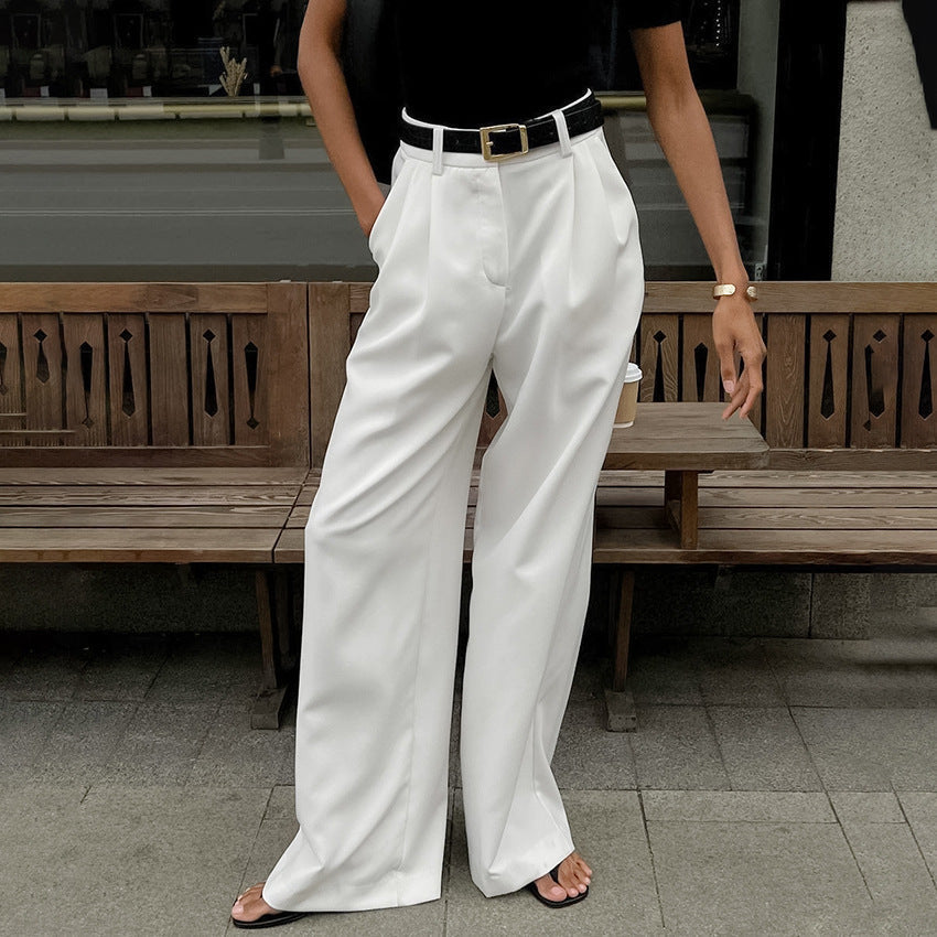 Drune | Hochgeschnittene Hose mit Weitem Bein