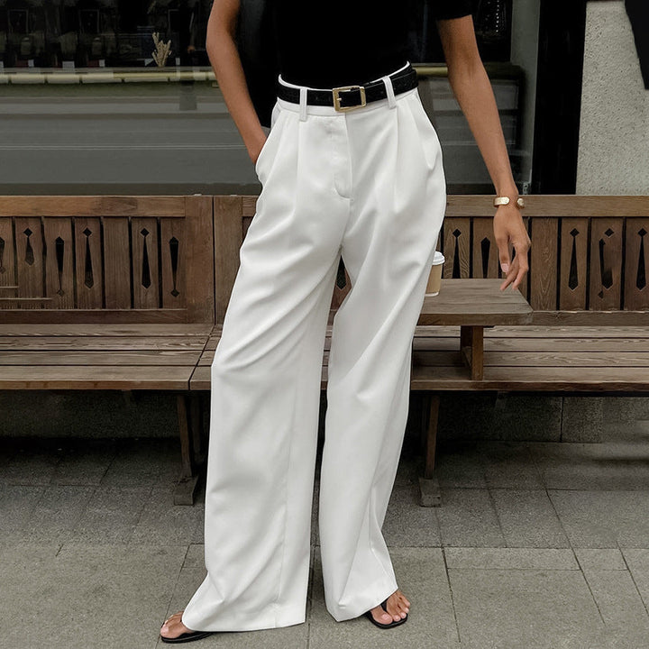 Drune | Hochgeschnittene Hose mit Weitem Bein