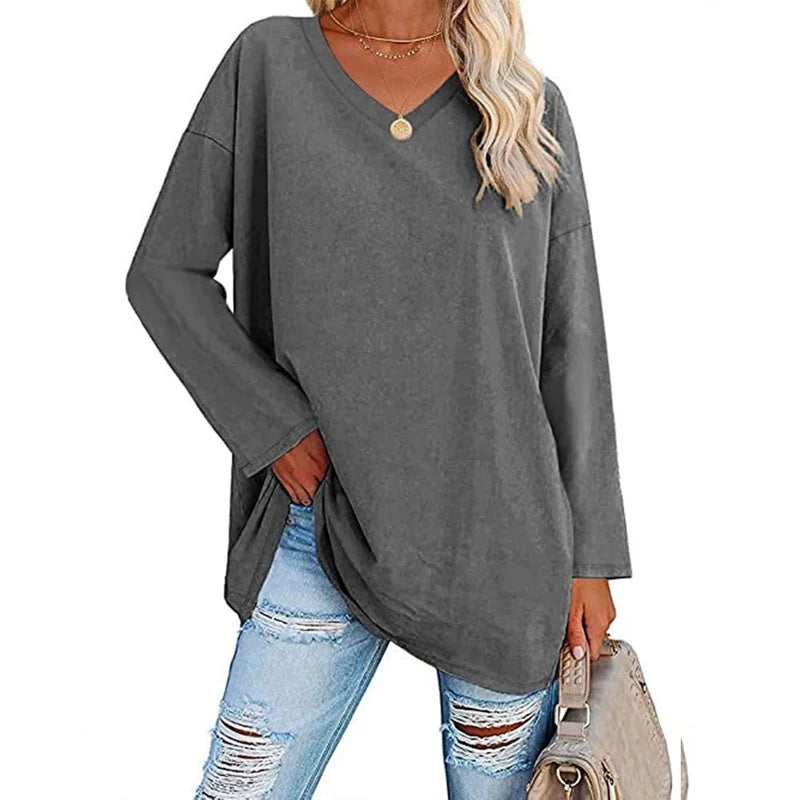 Drune | V-Ausschnitt Gestrickter Top für Damen - Stilvoller und Bequemer Pullover