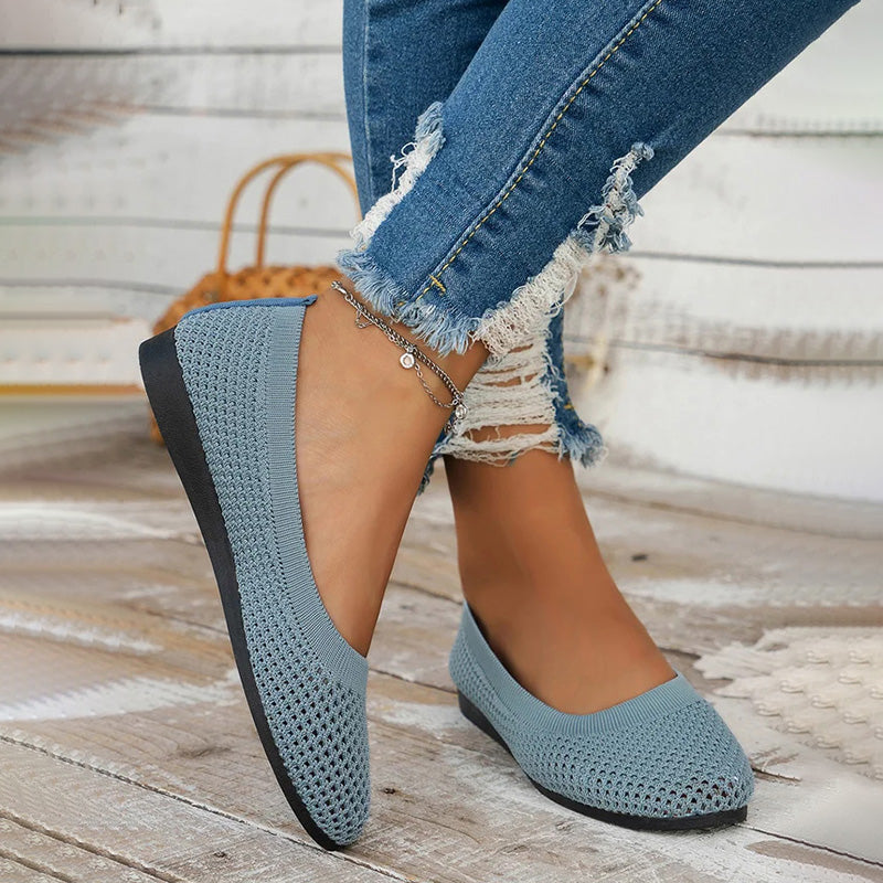 Lässige Atmungsaktive Flache Schuhe Drune