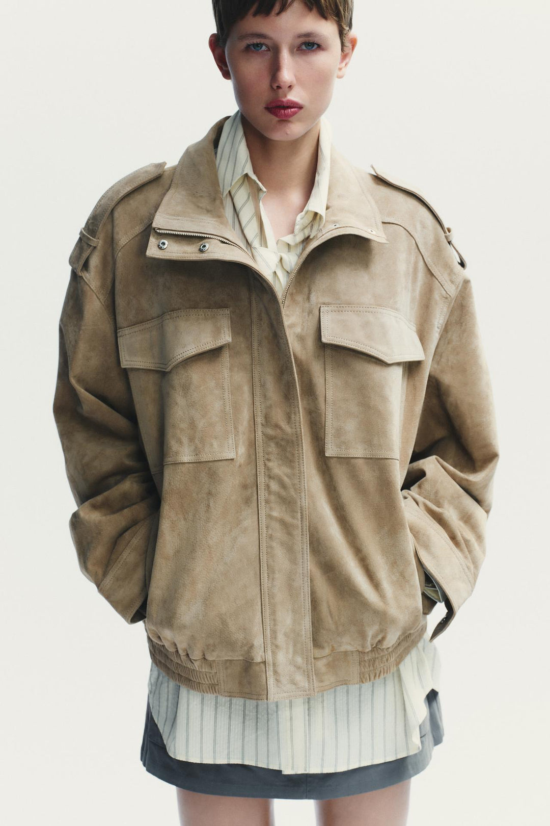 Drune | Classic vintage-inspired suede jacket