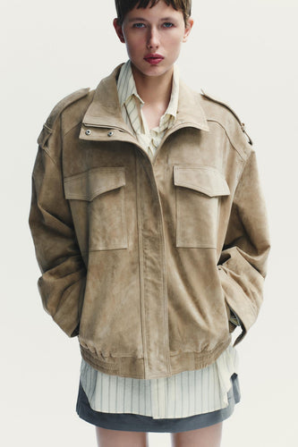 Drune | Classic vintage-inspired suede jacket