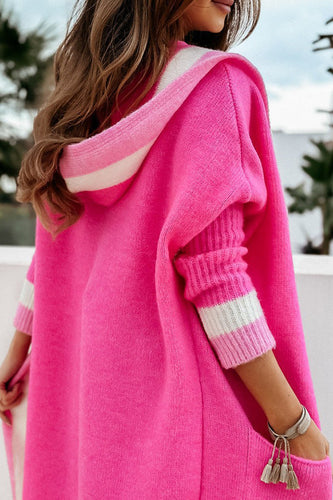 Drune | und Winter Freizeit Alleskönner Kapuzen langer Cardigan Pullover Jacke