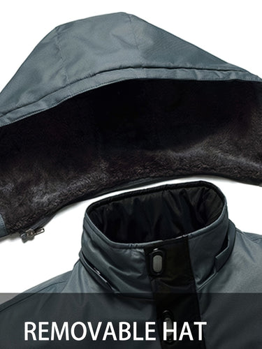 Drune |  Wasserabweisende Fleece Gefütterte Winterjacke Für Herren - Perfekt für Outdoor-Aktivitäten