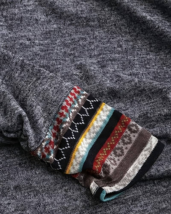Drune | Kapuzenpullover in Kontrastfarbe