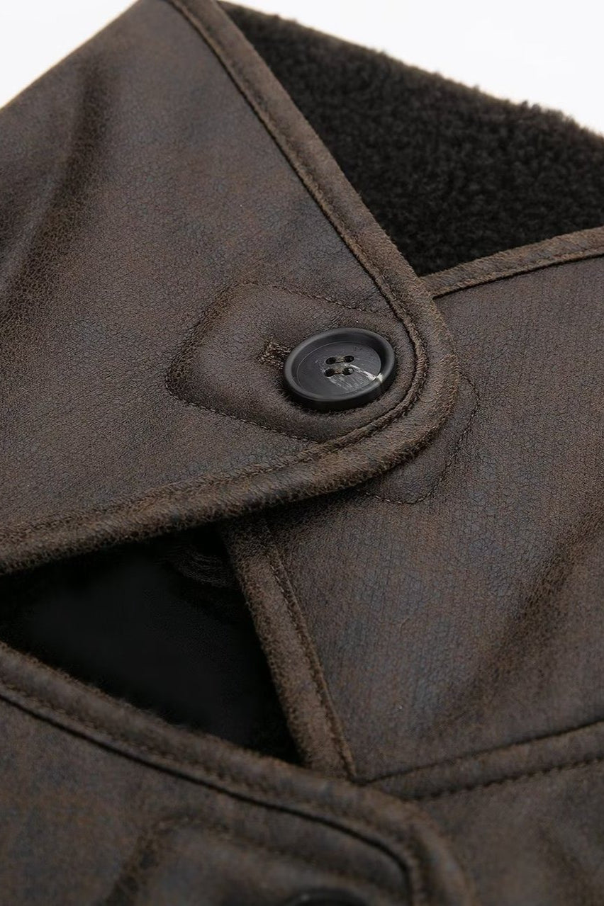 Drune | Gewend Shearling Jacke