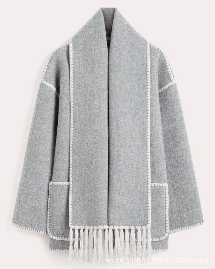 Drune | Jacke mit Schal