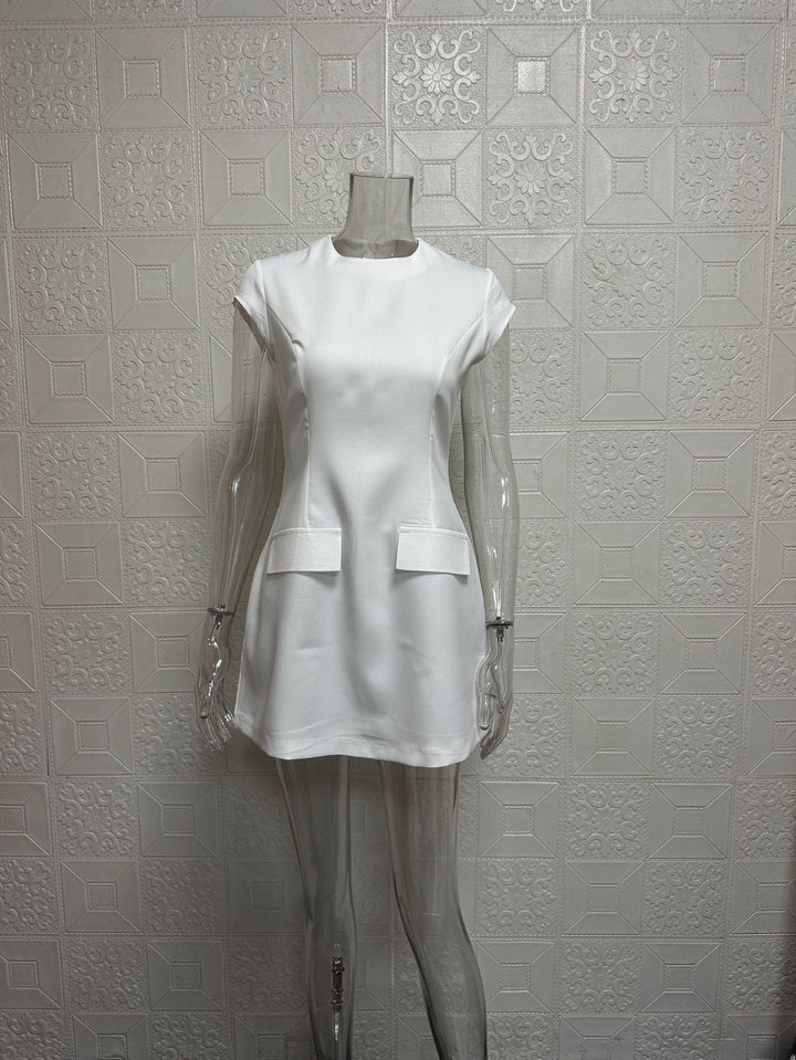 Drune | Taillenkleid im Taschendesign