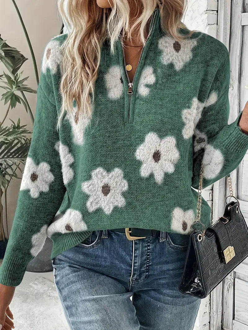 Drune | Strickpullover Mit Reißverschluss