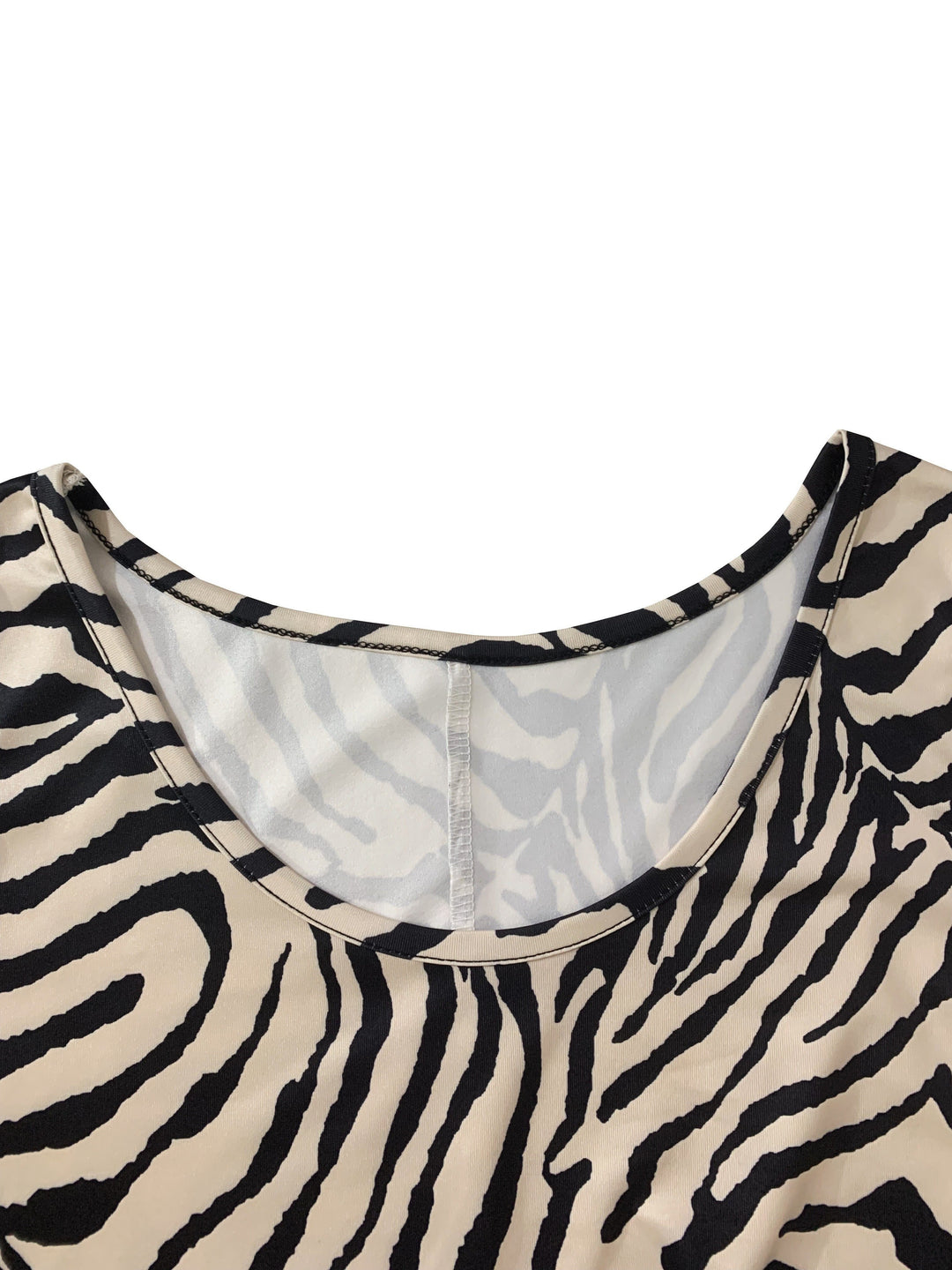 Drune | Kleid Ohne Ärmel Zebra Sommerrock A-Linie