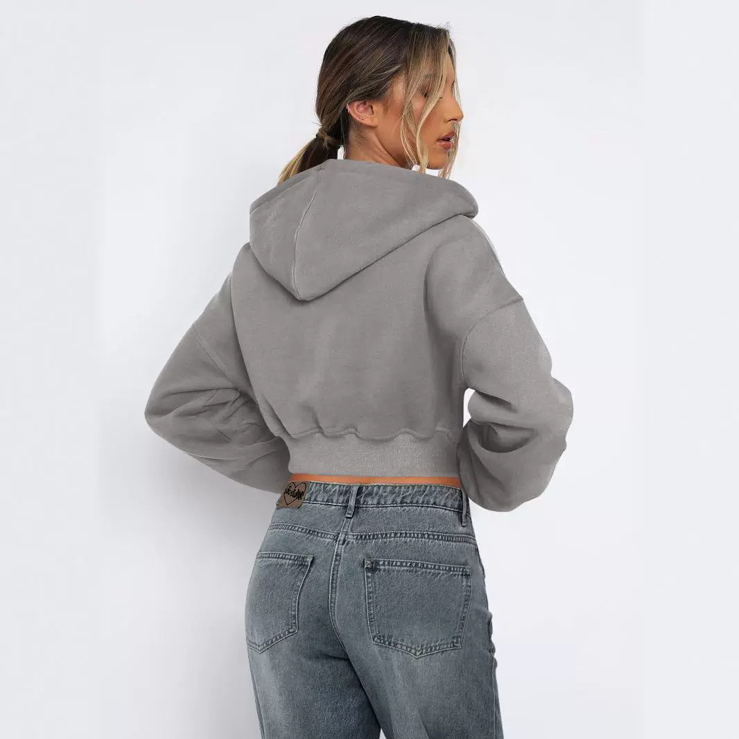 Drune | Fleece-Hoodie mit Reißverschluss