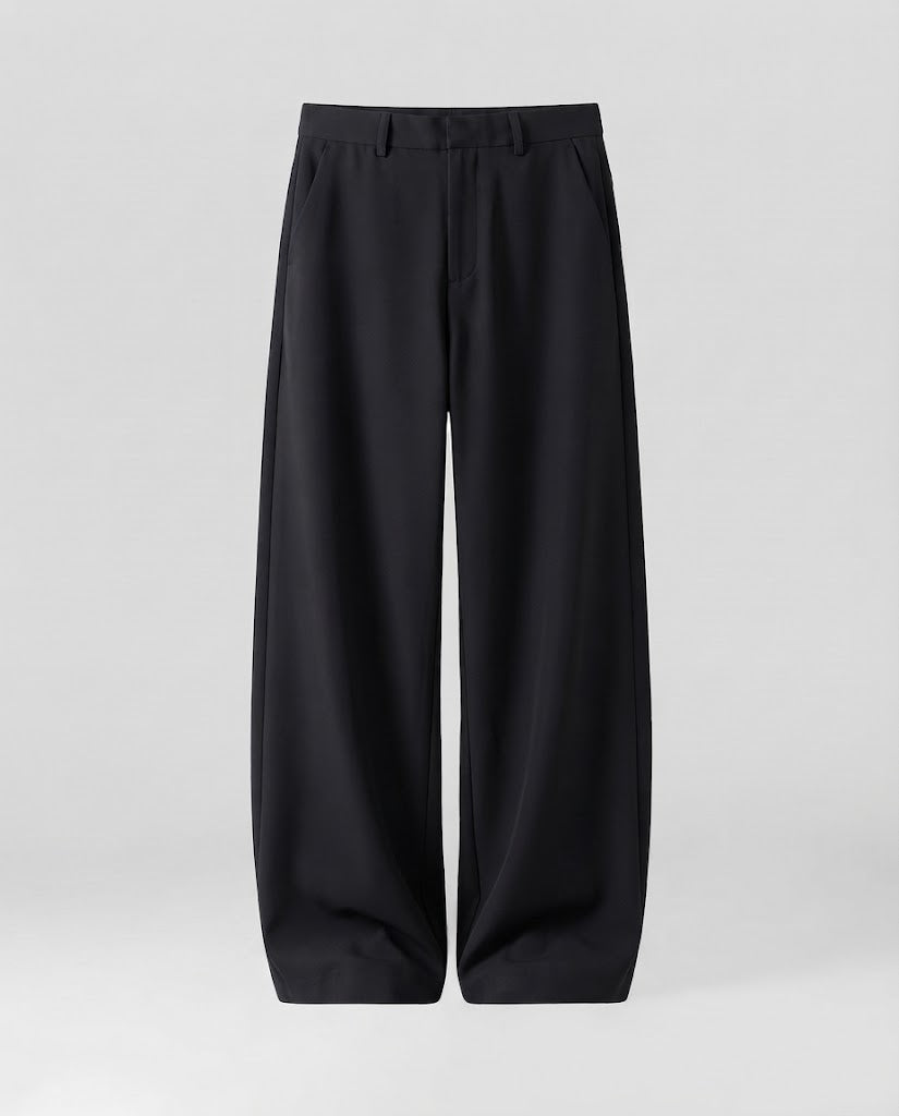 Herren Weitgeschnittene Hose aus hochwertigem Stoff Drune