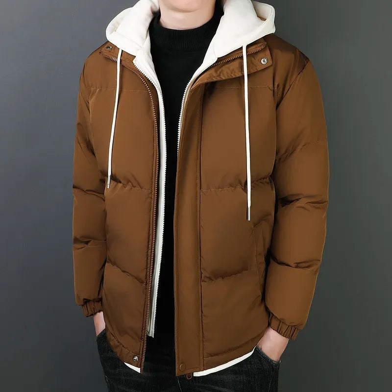 Drune | Herrenjacke aus verdickter Baumwolle mit winddichter Kapuze