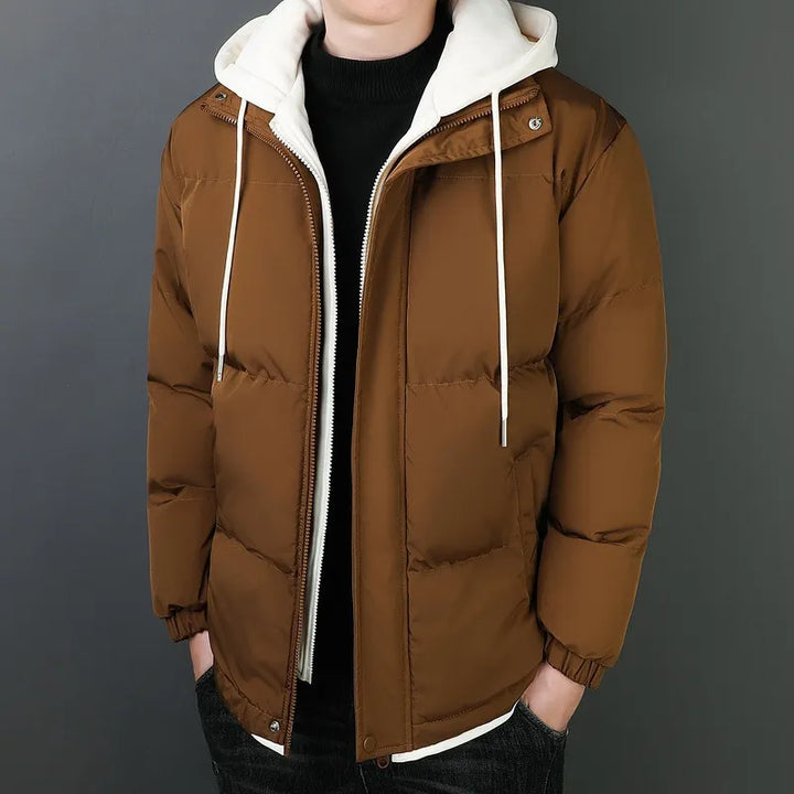 Drune | Herrenjacke aus verdickter Baumwolle mit winddichter Kapuze