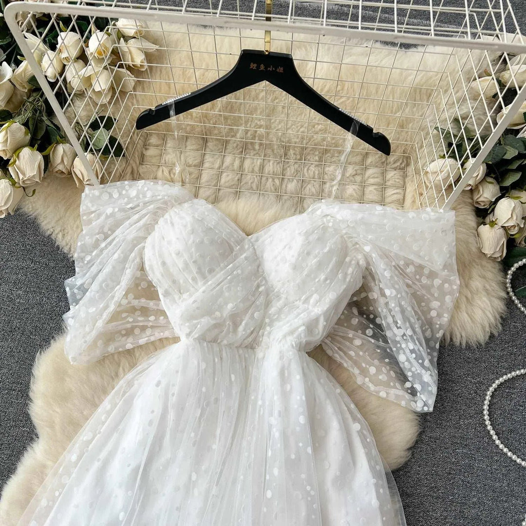 Drune | Weißes Kleid Luxus französisch