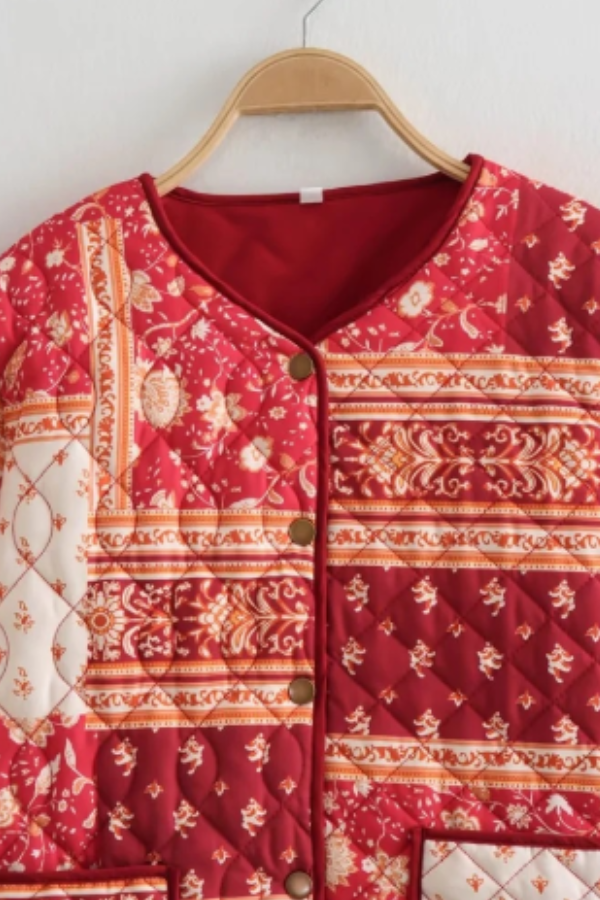 Drune | Gedruckte Baumwolljacke
