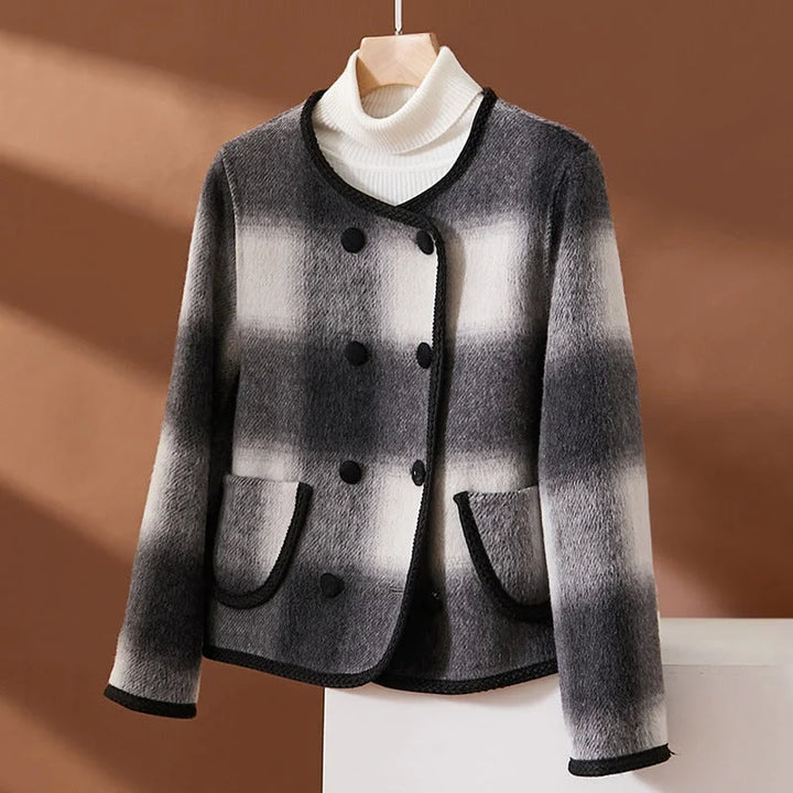 Drune | Elegante kariertes Blazer für Damen