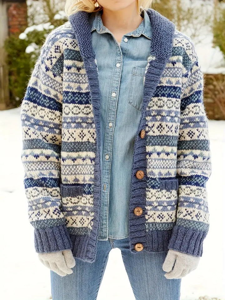 Drune | Streifenmuster-Cardigan