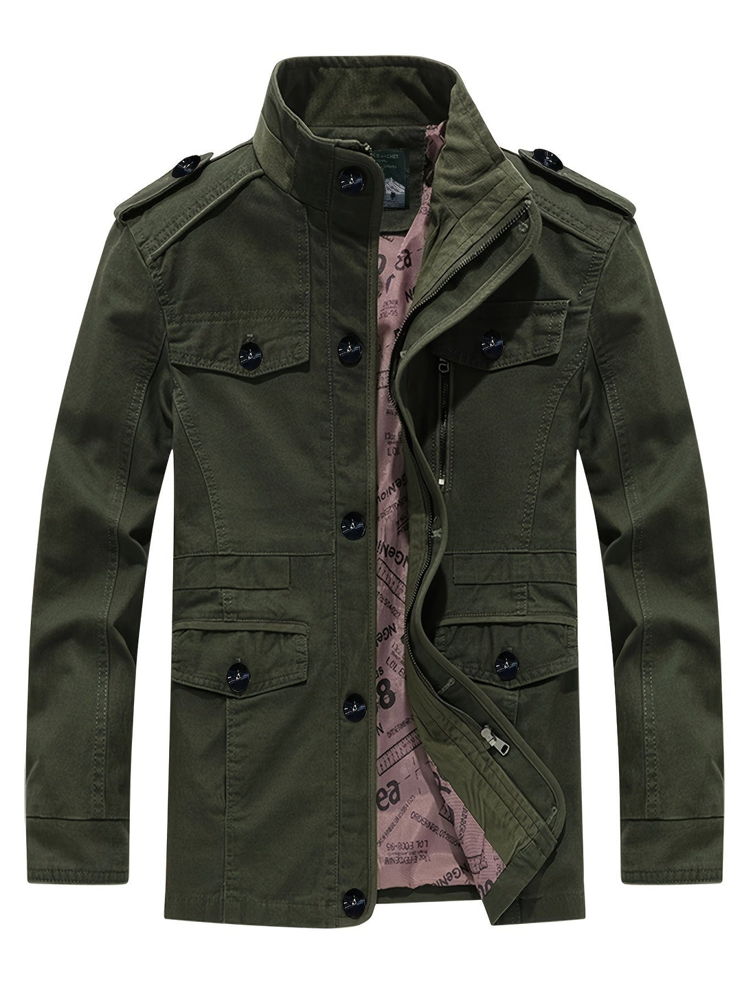 Drune | Winterjacke mit Reißverschluss für Herren - Ideal für Outdoor-Aktivitäten