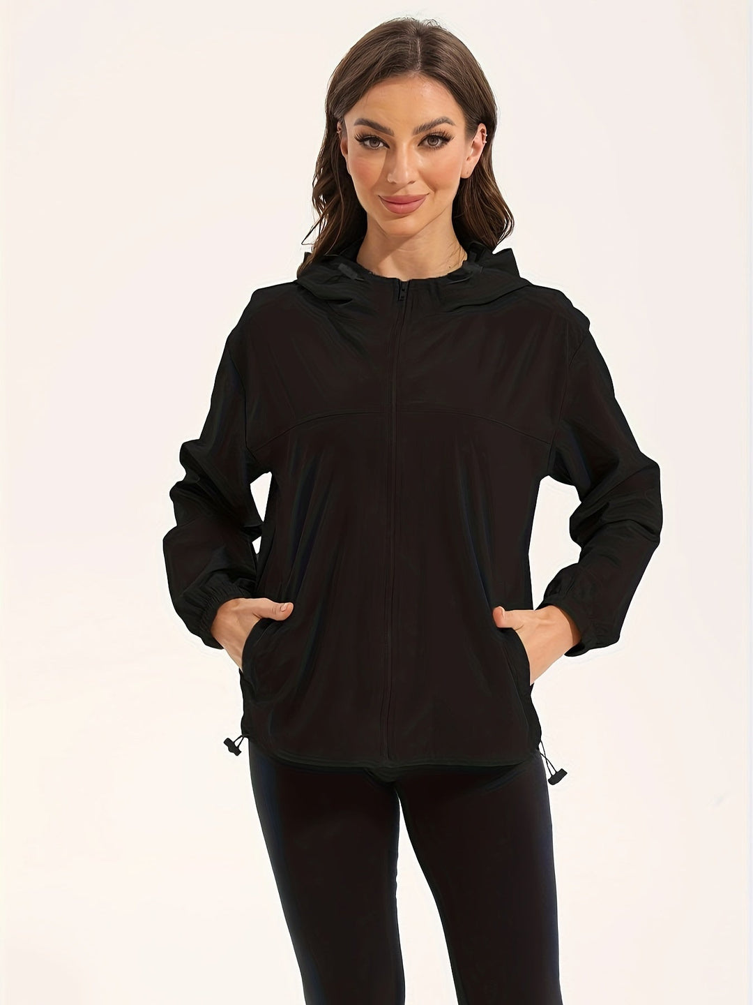 Drune | Wasserdichte Leichte Sportjacke Mit Kapuze