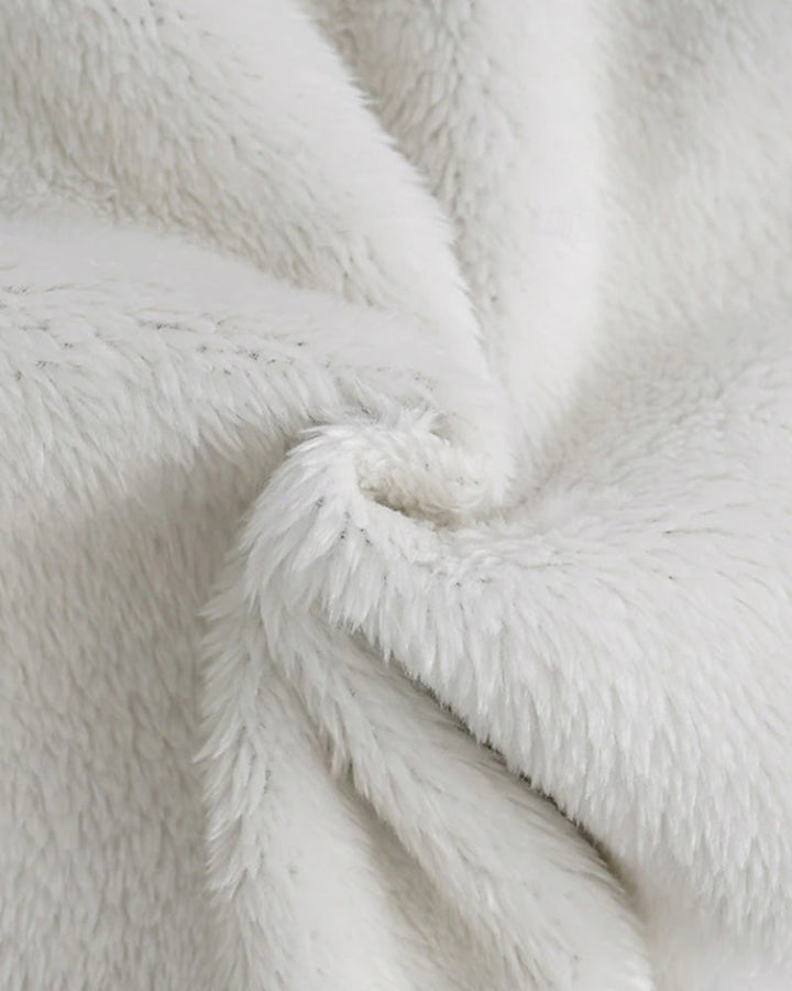 Drune | Aus Fleece mit Buchstaben Print