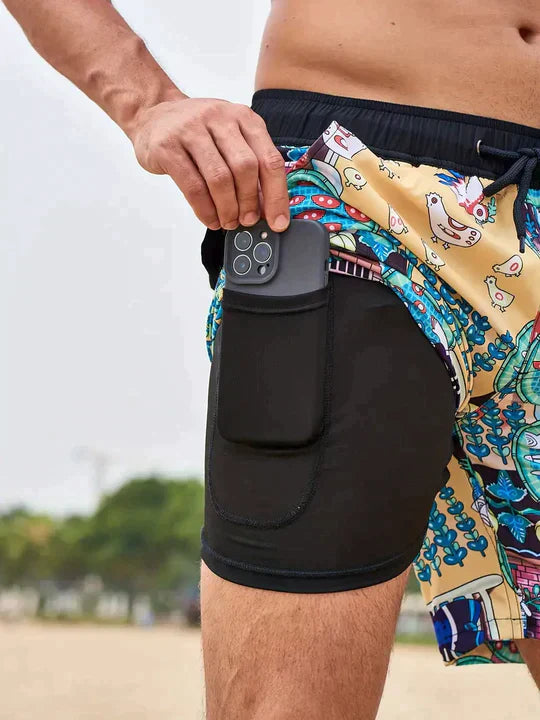 Drune | Trendy Herrenbadehose Mit Einzigartigem Design