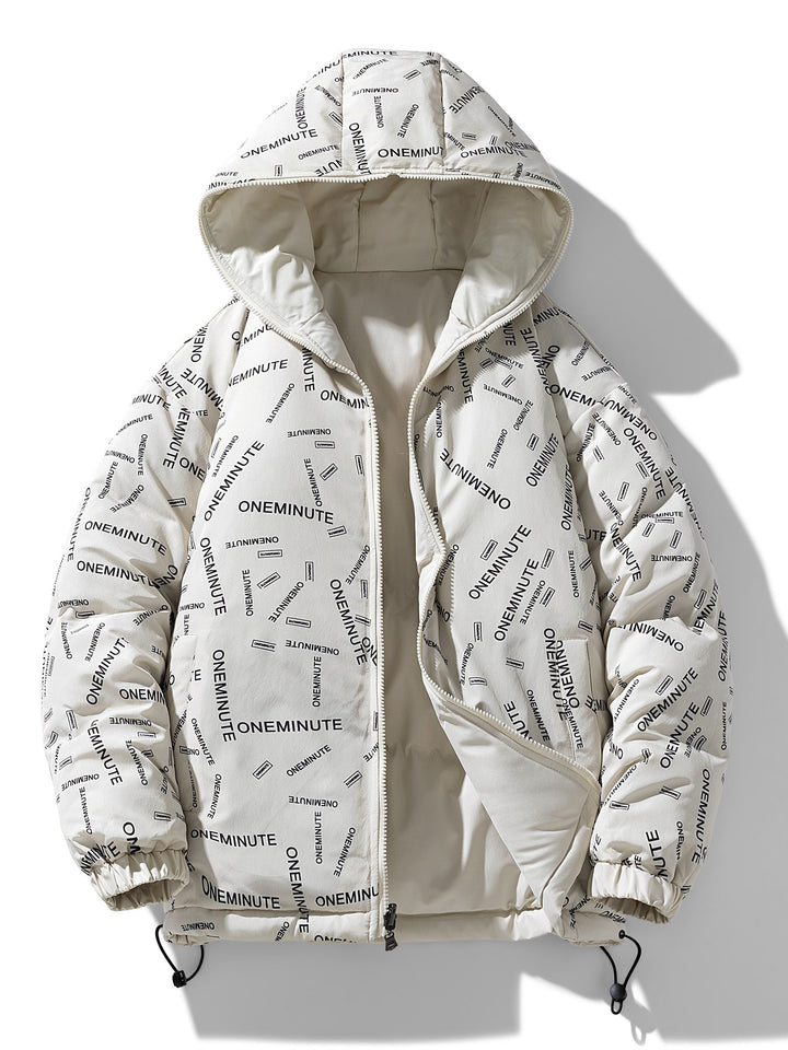 Drune | Mehrere Taschen Design Kapuzen Winter Jacke Für Herren - Perfekt für Outdoor-Aktivitäten