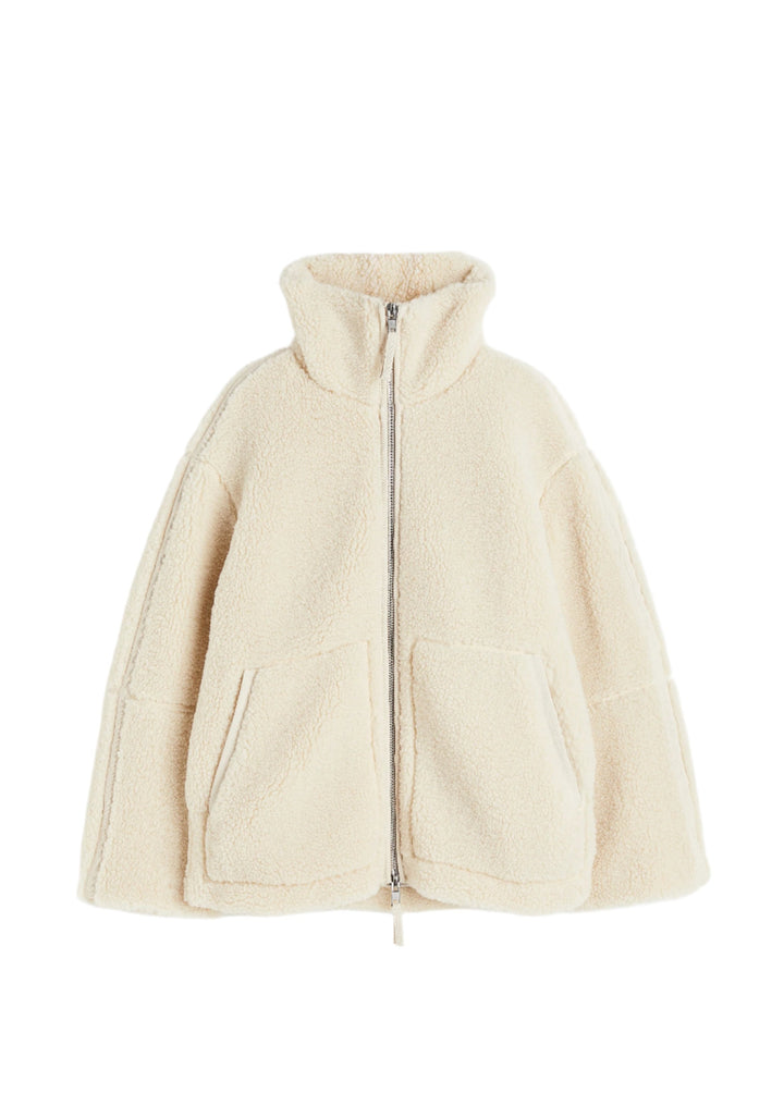 Drune | Übergroße Zip up Winterjacke mit Hohem Kragen Design