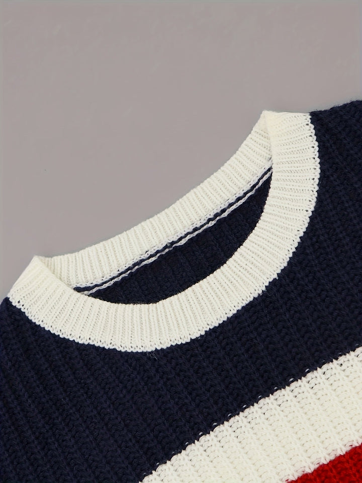 Drune | Gestrickter Pullover in Übergröße Damen