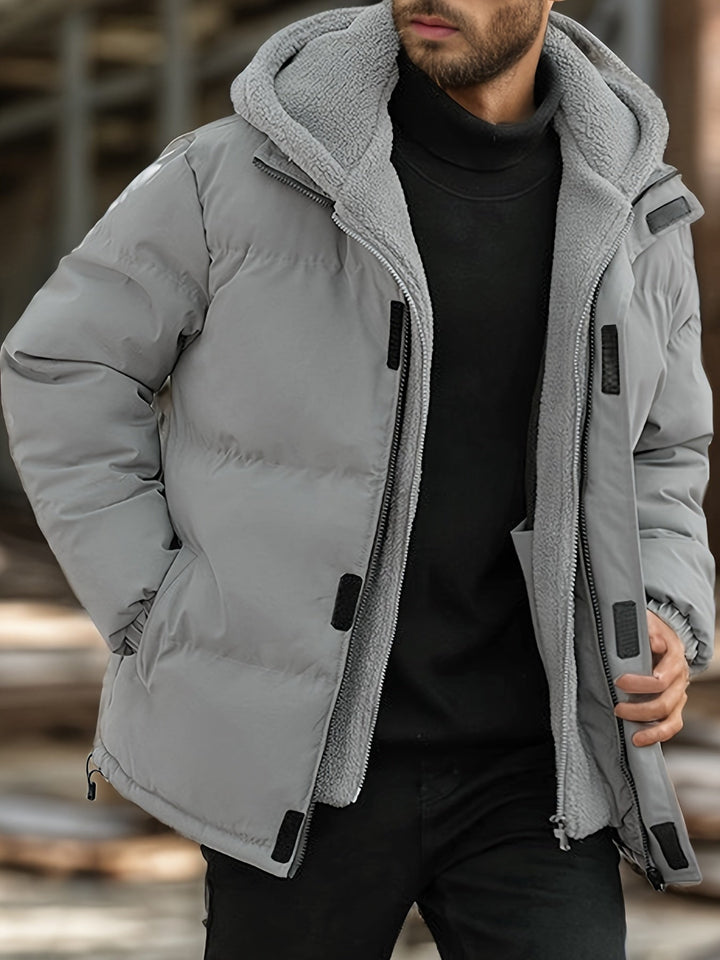 Drune |  Lässige Warme Gepolsterte Winterjacke Für Herren - Ideal für Winter