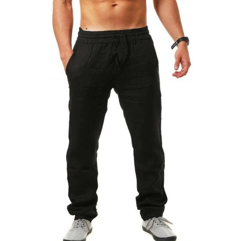 Drune | Atmungsaktive Leinen Hosen Für Herren Im Lässigen Stil