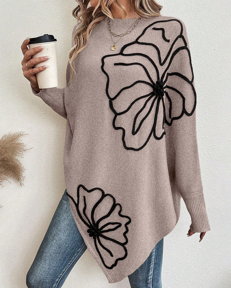 Drune | Weites Sweatshirt mit Fledermausärmeln