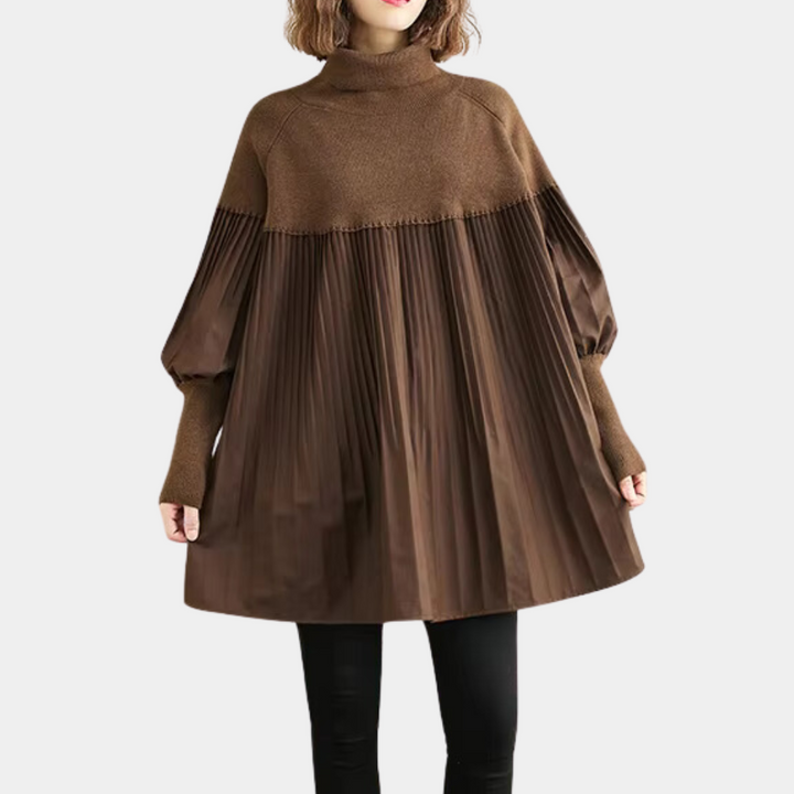 Drune | Bequemer Plissee Pullover für Frauen