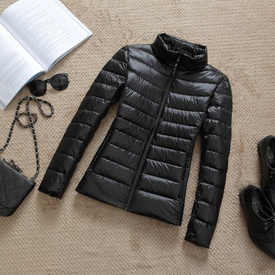 Drune - Leichte Daunenjacke mit Reißverschluss und Taschen