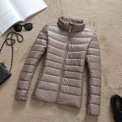 Drune - Leichte Daunenjacke mit Reißverschluss und Taschen