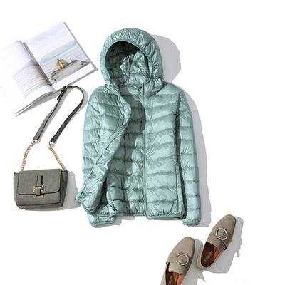 Drune - Leichte Daunenjacke mit Reißverschluss und Taschen