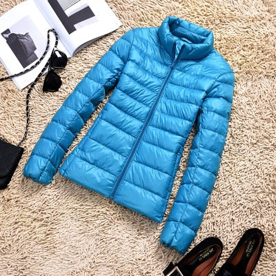 Drune - Leichte Daunenjacke mit Reißverschluss und Taschen