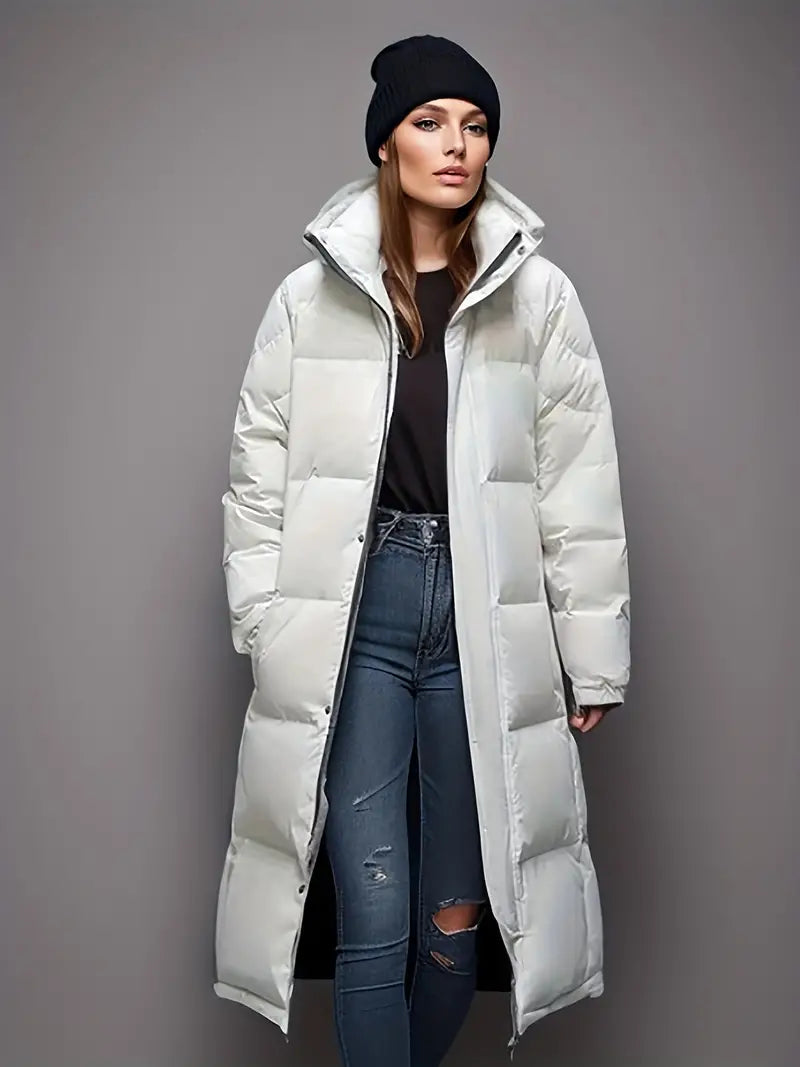 Drune | Damen Langer Winter Daunenmantel