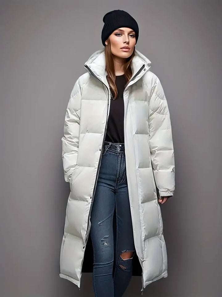 Drune | Damen Langer Winter Daunenmantel