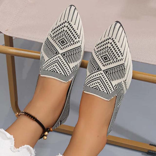 Drune | Mesh-Schuhe Mit Spitzer Spitze