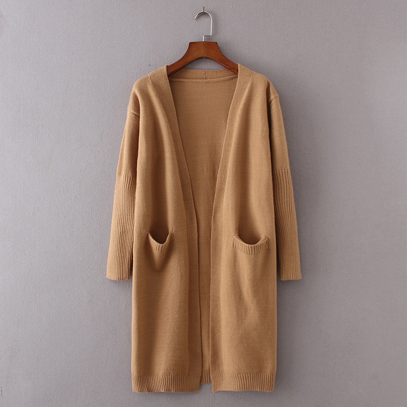 Damen Grobstrick-Cardigan mit praktischen Taschen und lässigem Schnitt Drune