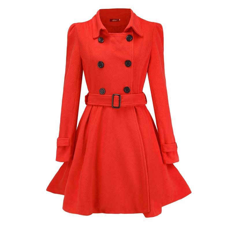 Damen Trenchcoat mit eleganter taillierter Passform Drune