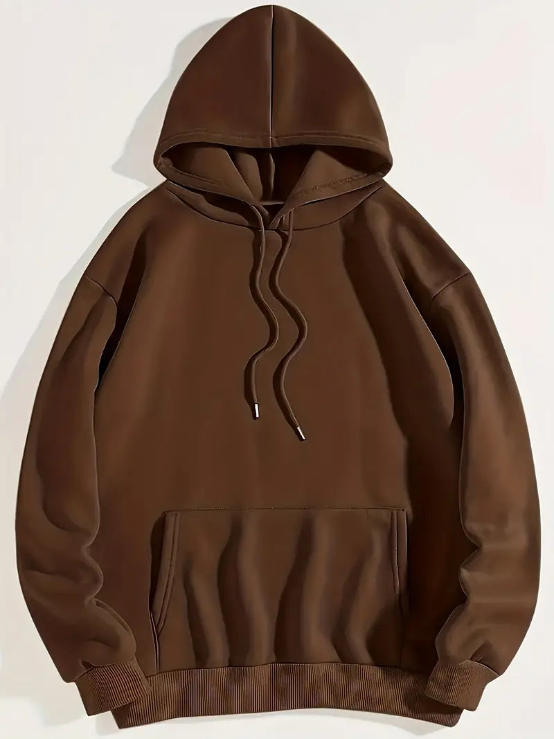 Drune | Bequemer Einfarbiger Damen Hoodie mit Kapuze