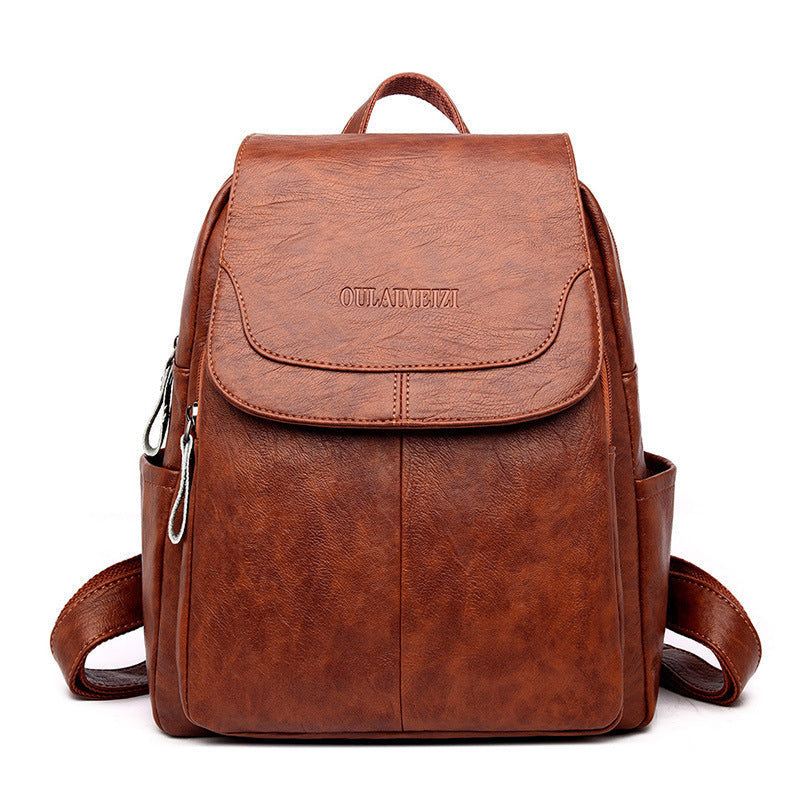 Drune | Weinlese Leder Damen Rucksack