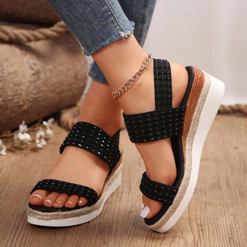 Drune | Bequeme Sommer Plateau Sandalen Mit Keil Für Frauen