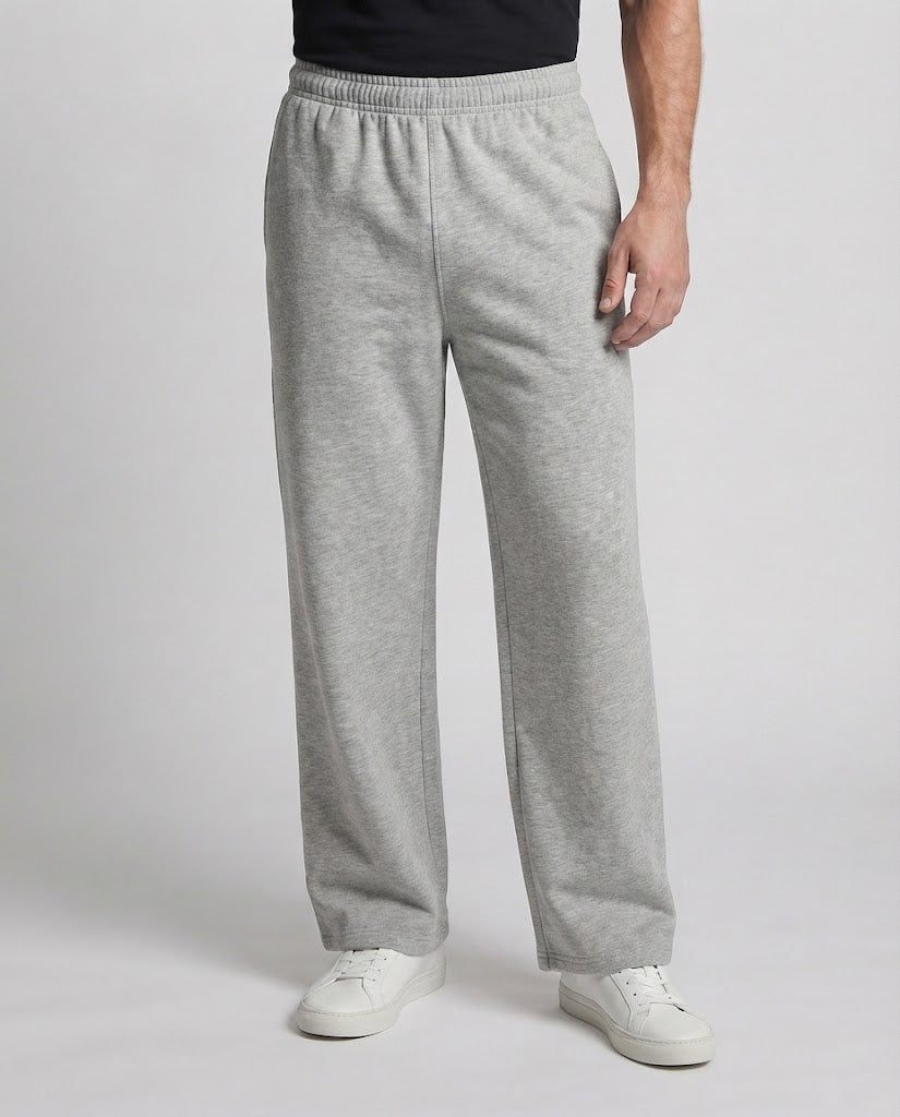 Unisex Extraweite Sweathose im Palazzo‑Cut mit elastischem Komfortbund Drune